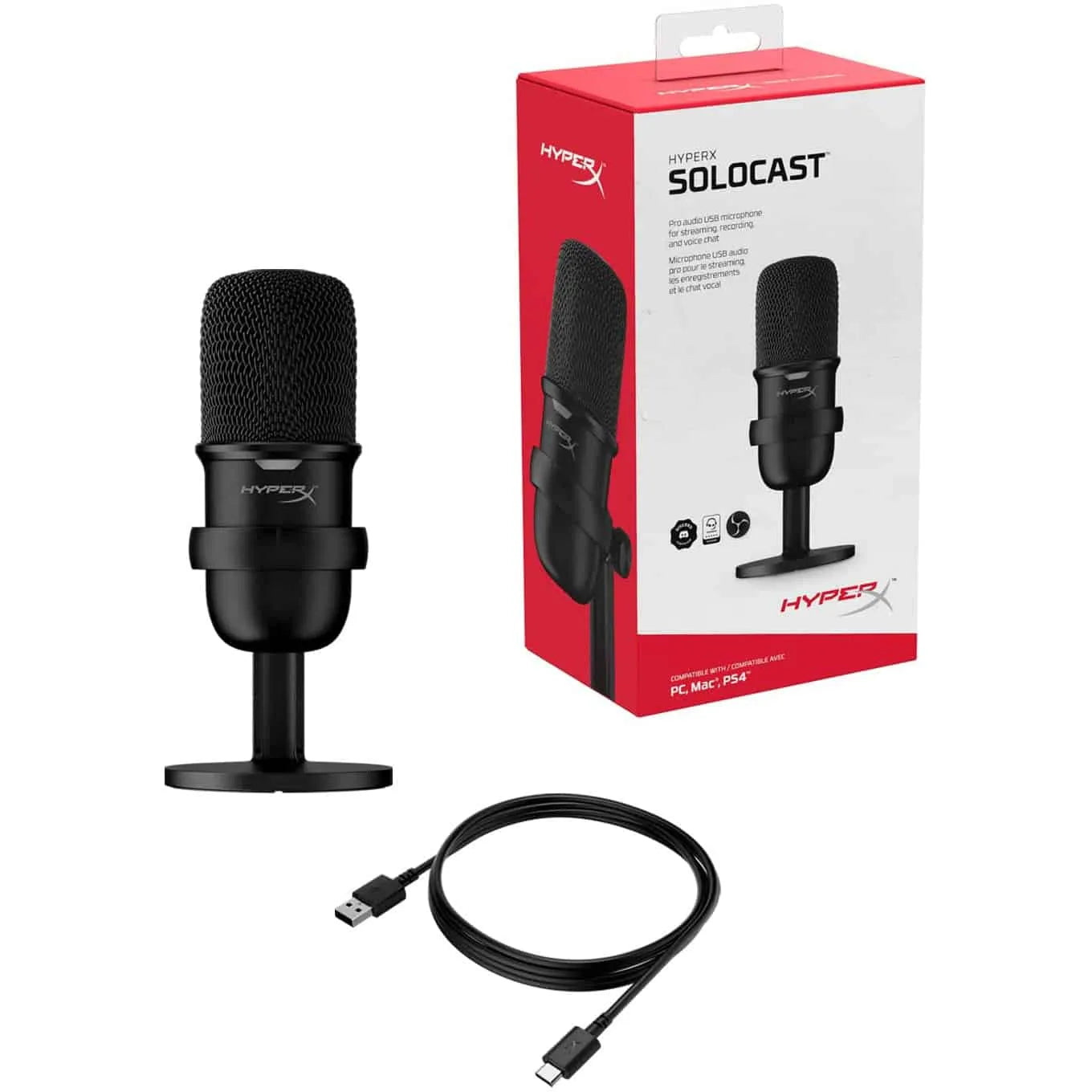 HyperX SoloCast – USB Gaming Microphone