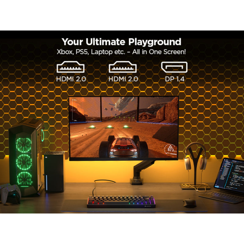 KOORUI G2711P 27" Fast IPS 200Hz FHD HDR400 Display Gaming Monitor