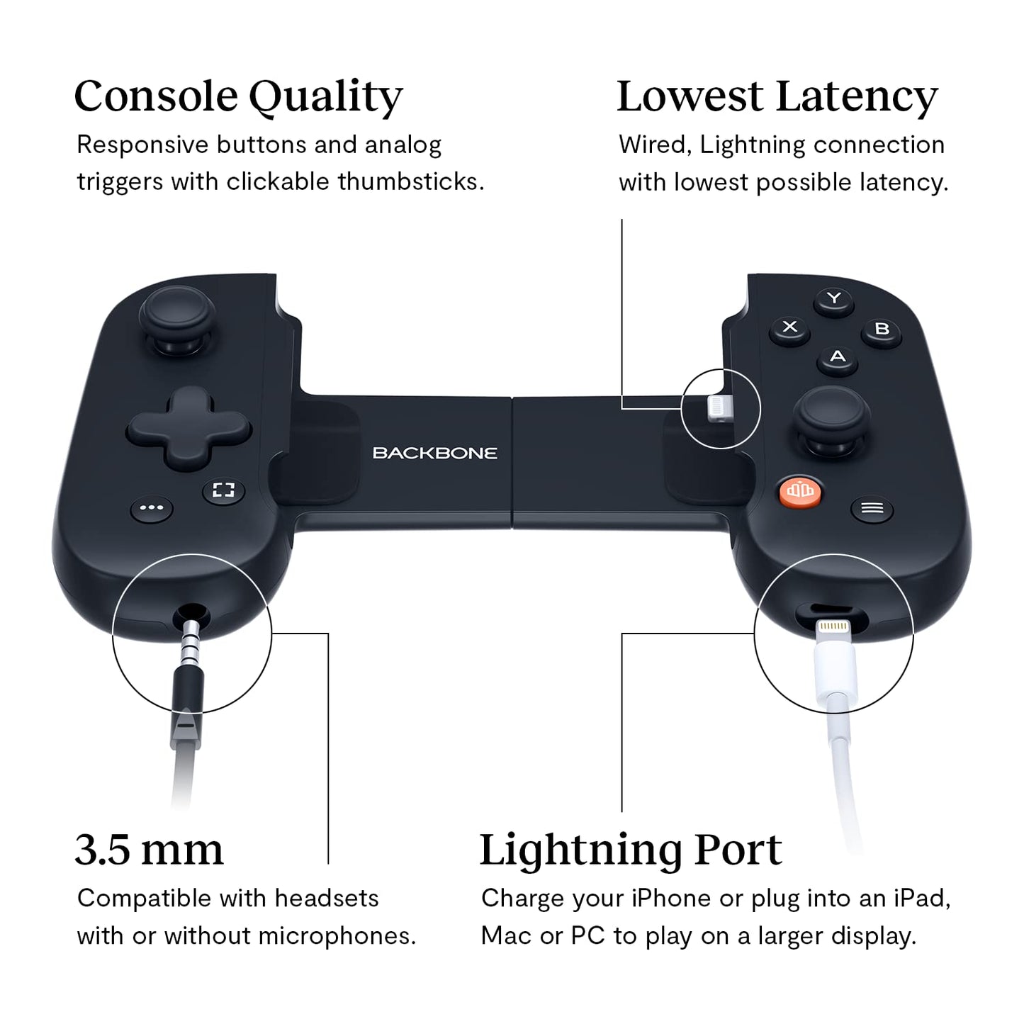 Backbone One Mobile Gaming Controller for iPhone - Xbox Edition | Turn Your iPhone into a Gaming Console BACKBONE