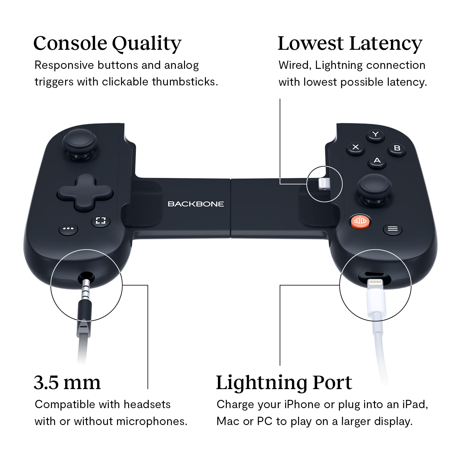 Backbone One Mobile Gaming Controller for iPhone - Xbox Edition | Turn Your iPhone into a Gaming Console BACKBONE