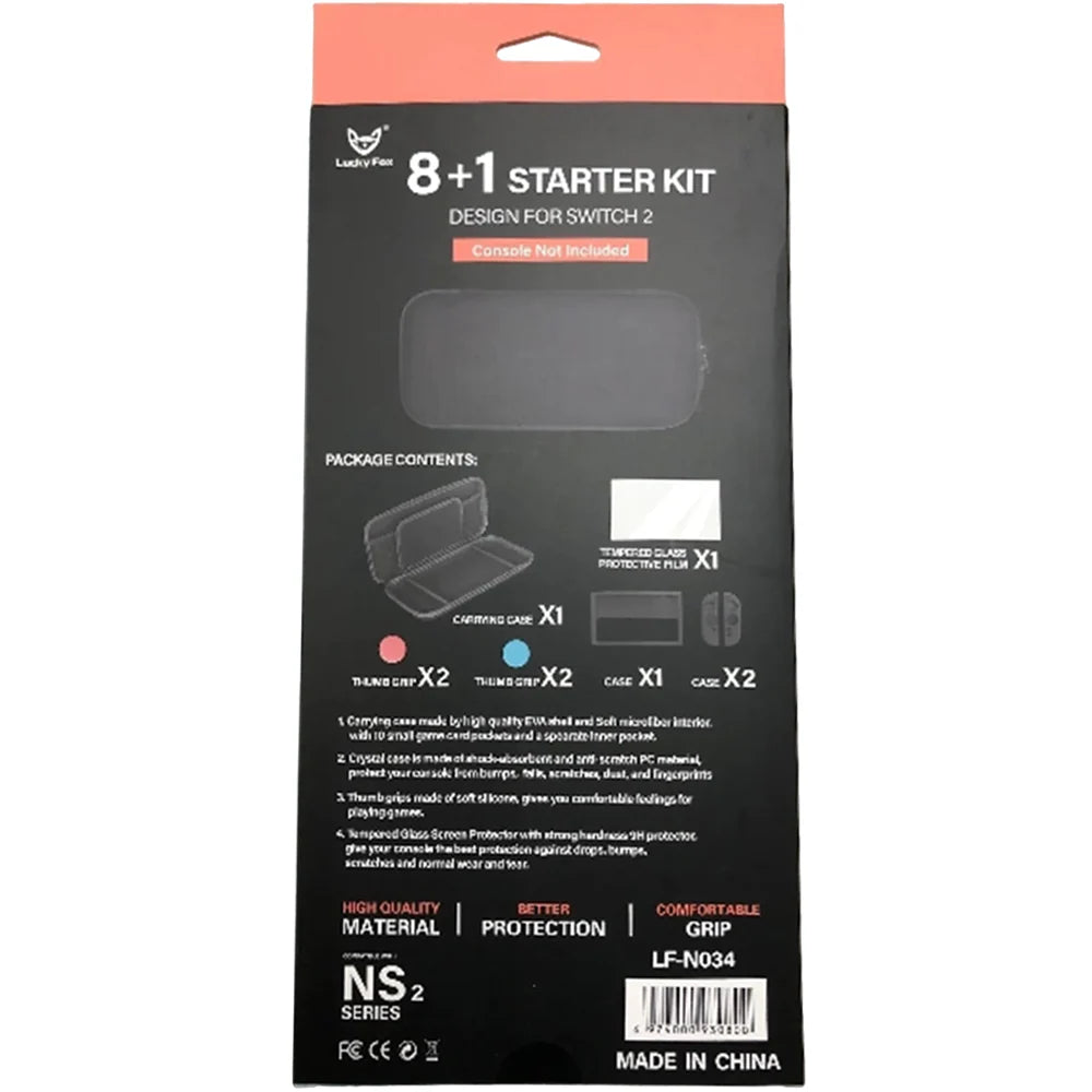 Lucky Fox 8+1 Starter Kit for Nintendo Switch 2 LUCKY FOX