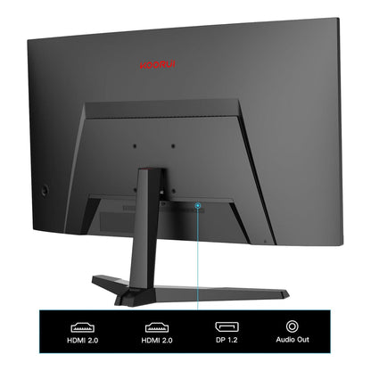 KOORUI 24E6CA 24 inch FHD 180Hz 1ms 1500R VA Display Curved Gaming Monitor