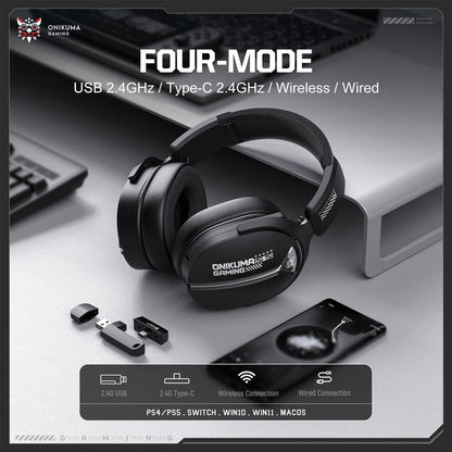Onikuma GT887 4-Mode Gaming Headset with Microphone