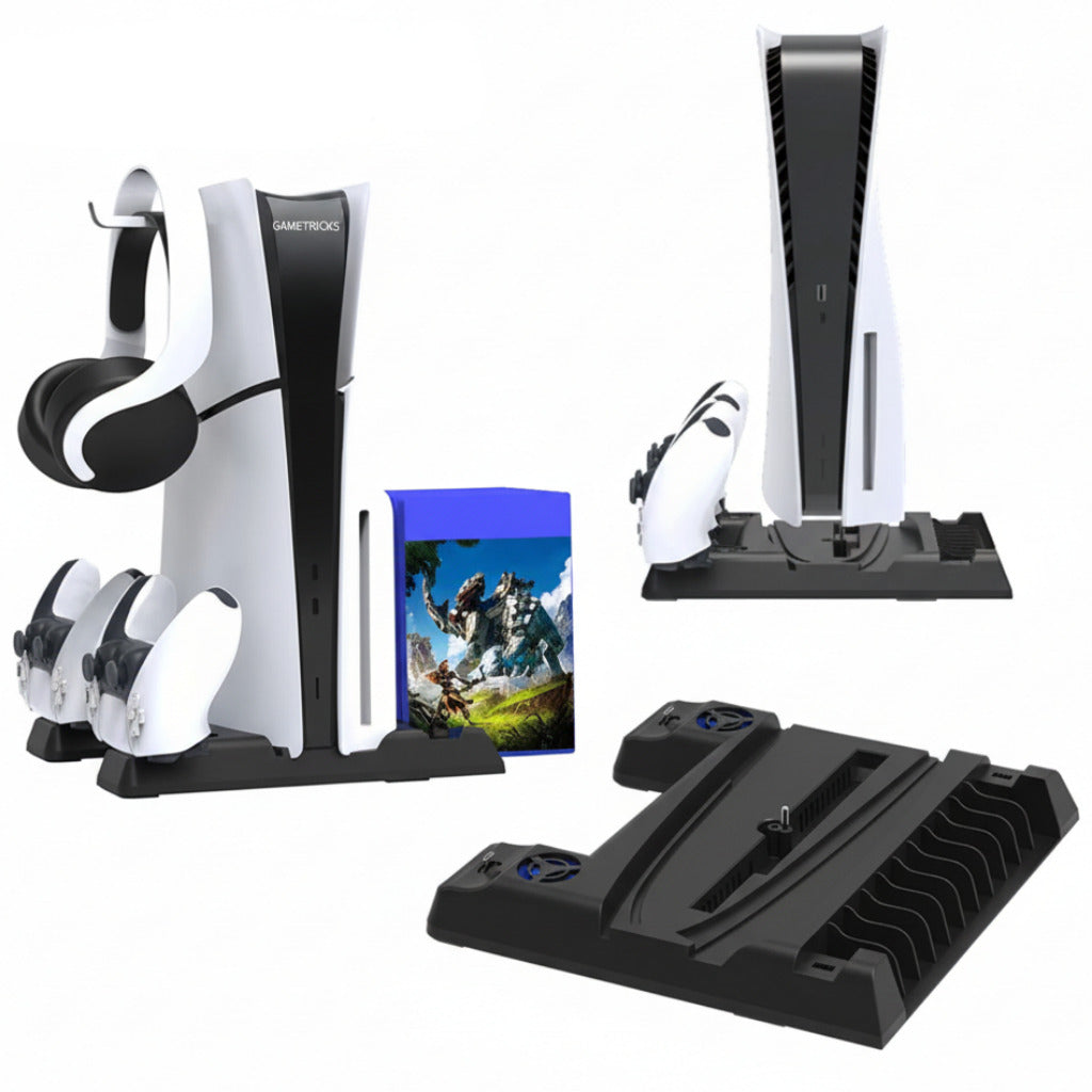 Dobe Multifunctional Cooling Stand with Charging Dock For PS5, PS5 Slim & PS5 Pro DOBE