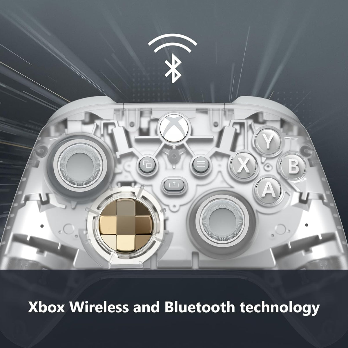 Xbox Wireless Controller - Ghost Cipher Special Edition for Xbox Series X|S, Xbox One, and Windows Devices MICROSOFT