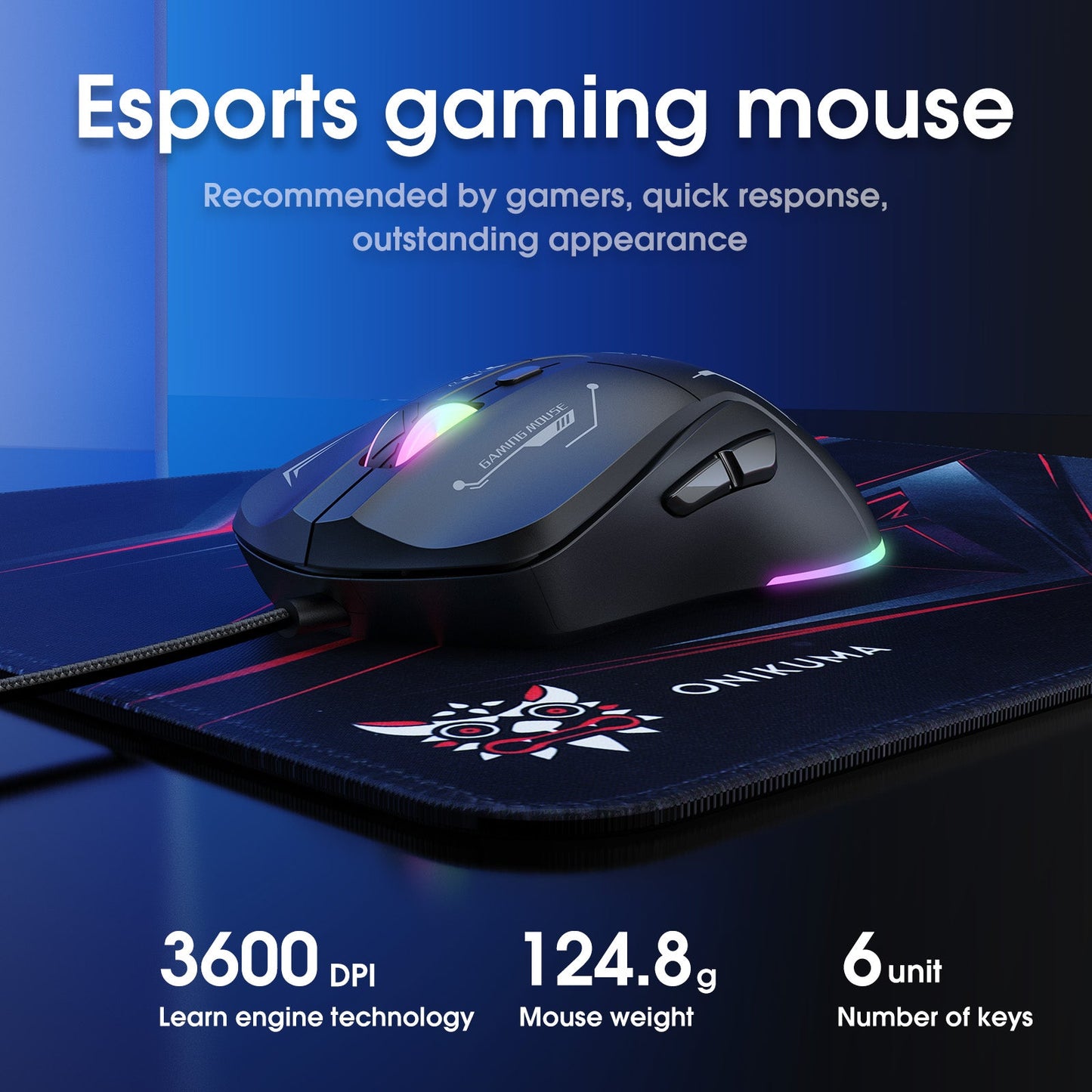 ONIKUMA TZ3006 3 in 1 Gaming Combo