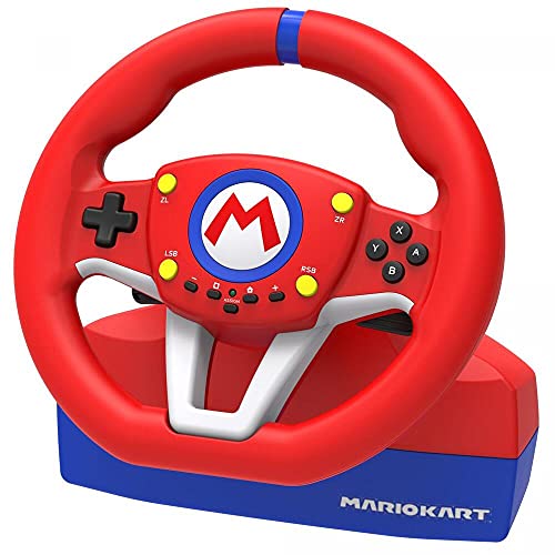 Hori Nintendo Switch Mario Kart Racing Wheel Pro Mini - Officially Licensed By Nintendo HORI