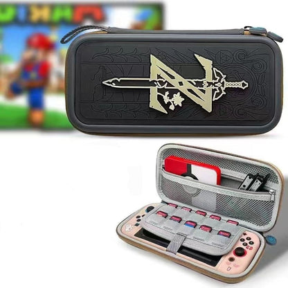 3D Pattern Deluxe Hard Protective Carrying Bag for Nintendo Switch - Zelda Black IPLAY