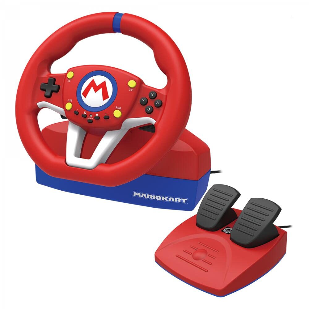 Hori Nintendo Switch Mario Kart Racing Wheel Pro Mini - Officially Licensed By Nintendo HORI