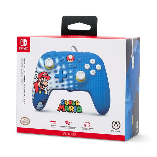 PowerA Enhanced Wired Controller for Nintendo Switch - Mario Pop Art POWERA