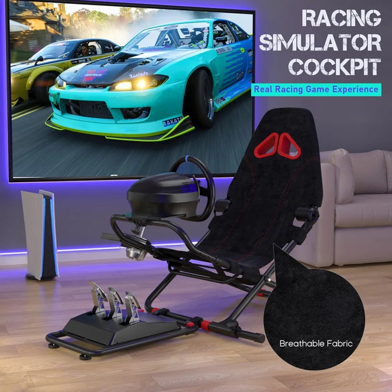 Foldable Racing Simulator, Racing Simulator Cockpit, Racing Seat for all Racing Wheels MIXMASTER