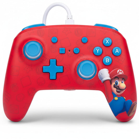 PowerA Enhanced Wired Controller for Nintendo Switch - Woo-hoo! Mario POWERA