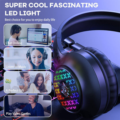 Onikuma X7 Pro RGB Wired Professional Gaming Headset with Noise Cancellation Microphone