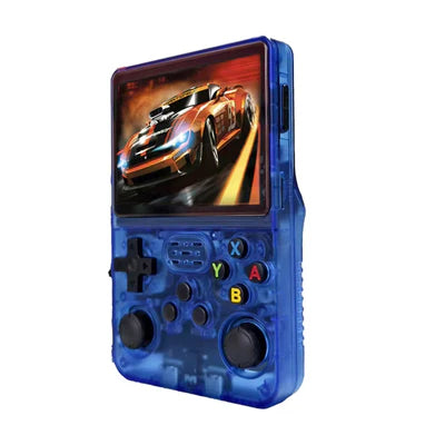 R36S Video Game Handheld Console, Built-in 64GB TF Card, 3.5 Inch IPS Screen, Retro Linux System, Support 15000+ Classic Games, 2.4G Wireless Gamepad, TV, Monitor Connection R36 Max