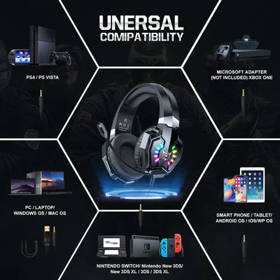 ONIKUMA X32 RGB Wired Gaming Headset ONIKUMA