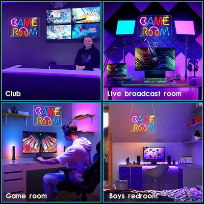 LED Light Neon Sign For Wall Decor 27×18 cm - Game Room