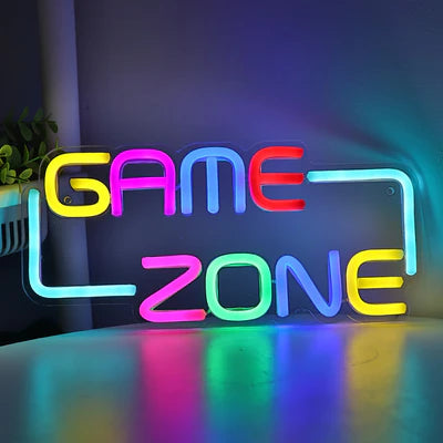 LED Light Neon Sign For Wall Decor 30×14 cm - Game Zone