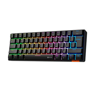 MeeTion MK005BT Dual Mode Wired/Bluetooth 60% Gaming Mechanical Keyboard - Black
