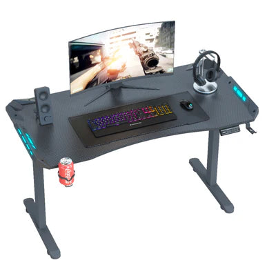 AY Ergonomic Electric Height Adjustable RGB Gaming Sit-Stand Desk