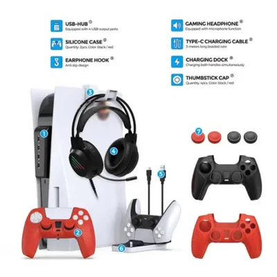 Dobe Player Pack Kit For PS5 DOBE