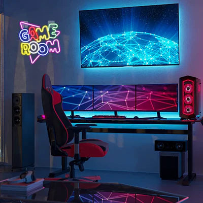 LED Light Neon Sign For Wall Decor 35×32 cm - Game Room