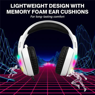 kOTION Each G4100 RGB Gaming Headset - White Kotion Each