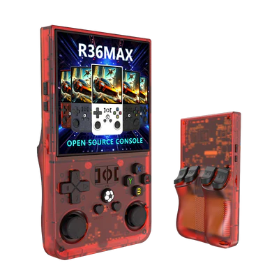 R36 Max (2025) 4inch IPS 21000+ Games Video Handheld Game Players 4000mAh OS Linux System Hand Retro Game Console R36 Max