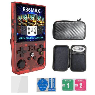 R36 Max (2025) 4inch IPS 21000+ Games Video Handheld Game Players 4000mAh OS Linux System Hand Retro Game Console R36 Max