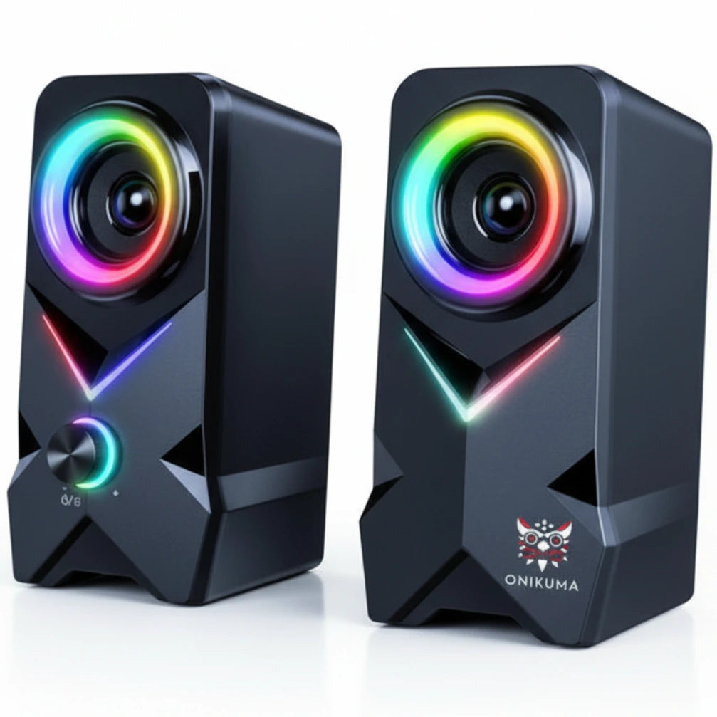 ONIKUMA L2 RGB Full Range Wired & Bluetooth Gaming Speakers