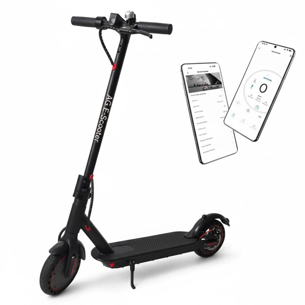 AG Electric Scooter for Adults,250W Motor,36V 6Ah Battery, Up to 40km/h Max Speed, 8.5"Tires, 8930-45km Long-Range, Foldable & Light Weight Foldable Commuting Escooter