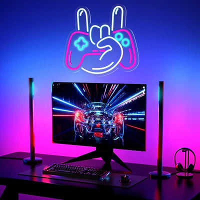 LED Light Neon Sign For Wall Decor 22×20 cm - Game Controller