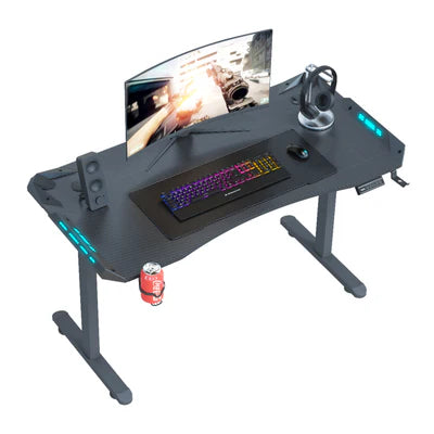 AY Ergonomic Electric Height Adjustable RGB Gaming Sit-Stand Desk