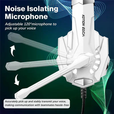 kOTION Each G9000 Gaming Headset - White Kotion Each