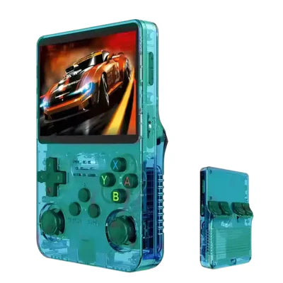 R36S Video Game Handheld Console, Built-in 64GB TF Card, 3.5 Inch IPS Screen, Retro Linux System, Support 15000+ Classic Games, 2.4G Wireless Gamepad, TV, Monitor Connection R36 Max