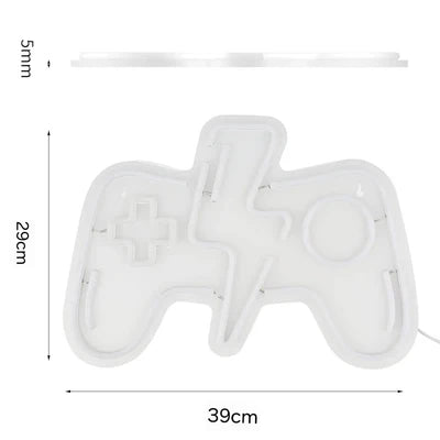 LED Light Neon Sign For Wall Decor 39×29 cm - Gaming Controller