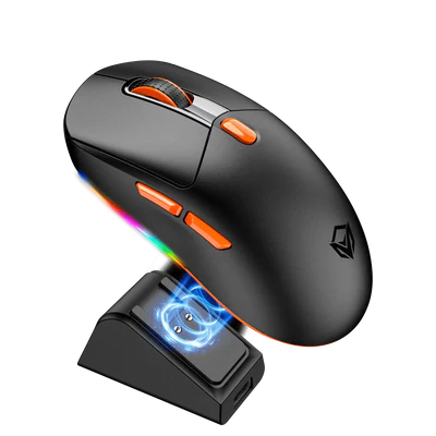 Meetion GW38 Wireless Tri-Mode Mouse with Magnetic Charging Dock