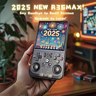 R36 Max (2025) 4inch IPS 21000+ Games Video Handheld Game Players 4000mAh OS Linux System Hand Retro Game Console R36 Max