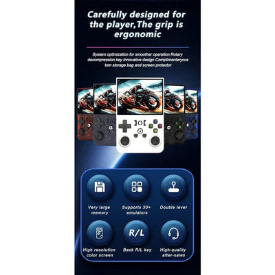 2025 R36 Pro 3.5inch IPS 64GB 18000+ Games Video Handheld Game Players 4000mAh OS Linux System Hand Retro Game Console R36s Pro R36 Max