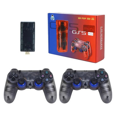 GS5 Mini Game Stick Console, 30000 Pre-installed Games, PSP Games Compatible, 53 Simulators Including GTA Game