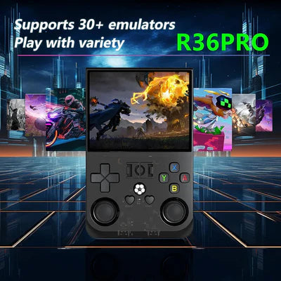 2025 R36 Pro 3.5inch IPS 64GB 18000+ Games Video Handheld Game Players 4000mAh OS Linux System Hand Retro Game Console R36s Pro R36 Max