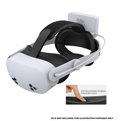 Dobe Adjustable Head Strap & Rechargeable Battery 37000mWh for Meta Quest 3 / Meta Quest 3S TY-3882 DOBE