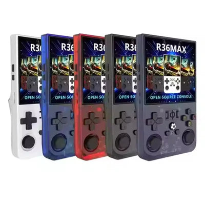 R36 Max (2025) 4inch IPS 21000+ Games Video Handheld Game Players 4000mAh OS Linux System Hand Retro Game Console R36 Max