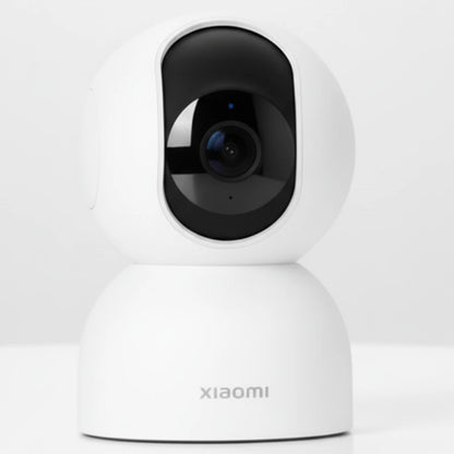 White Xiaomi camera on a white background