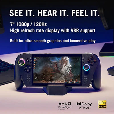 ASUS ROG XBOX Ally X, AMD Ryzen AI Z2 Extreme Processor,24GB RAM, 1TB SSD,7"/17.8cm, FHD,Touchscreen,120Hz, Gaming Handheld PC ASUS