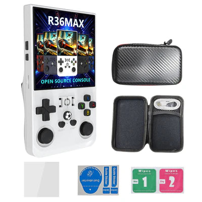 R36 Max (2025) 4inch IPS 21000+ Games Video Handheld Game Players 4000mAh OS Linux System Hand Retro Game Console R36 Max