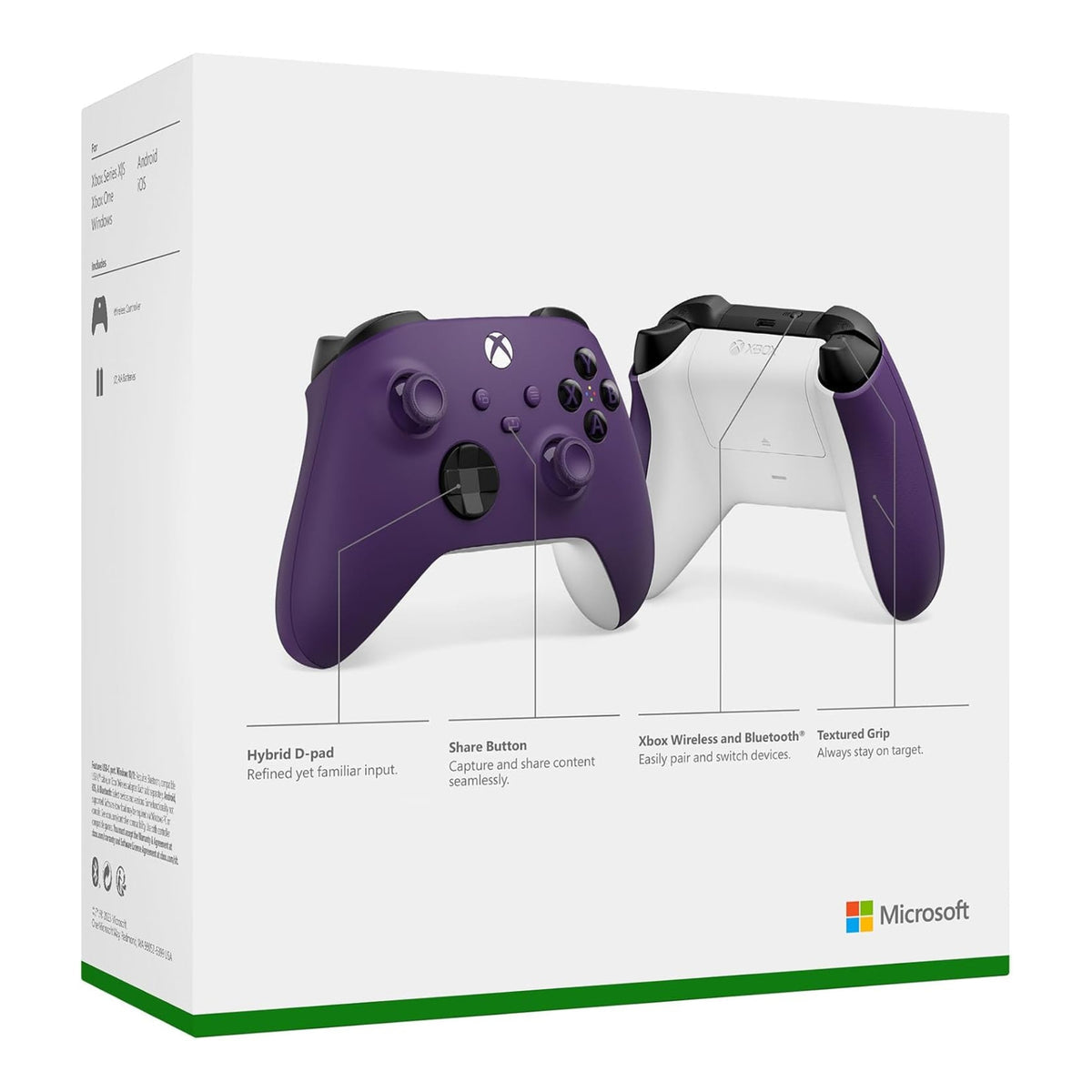 Xbox Wireless Controller - Astral Purple for Xbox Series X|S, Xbox One, and Windows Devices