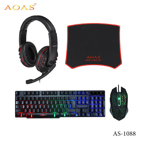 AS-1088 4 in 1 Best Budget Gaming Combo