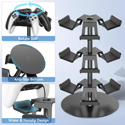 Oivo Universal Desk Stand For Controllers, Headset & Accessories - 3 Tiers IPEGA
