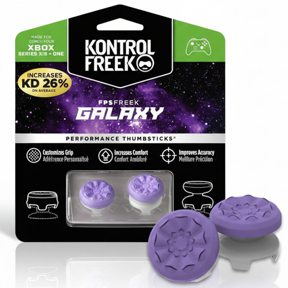 KontrolFreek FPS Freek Galaxy Purple for Xbox One and Xbox Series X|S Controllers KONTROLFREEK