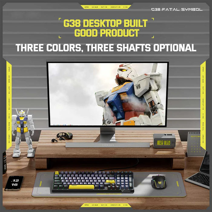 Onikuma G38 98 Keys RGB Wired Mechanical Gaming Keyboard